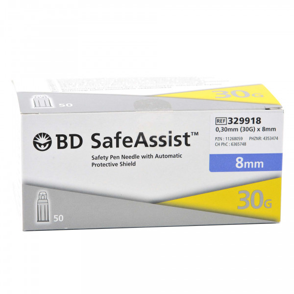 BD Safe Assist Sicherheits-Pen-Nadeln, 8mm